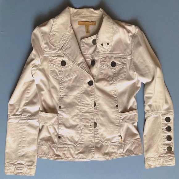 Twill Twenty Two ivory twill utility jacket blazer casual cool - Picture 11 of 11